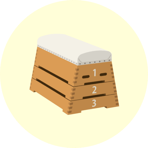 跳び箱のイラスト